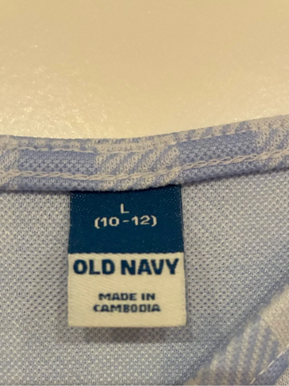 Old Navy Girls' Blue Gingham Tank Dress